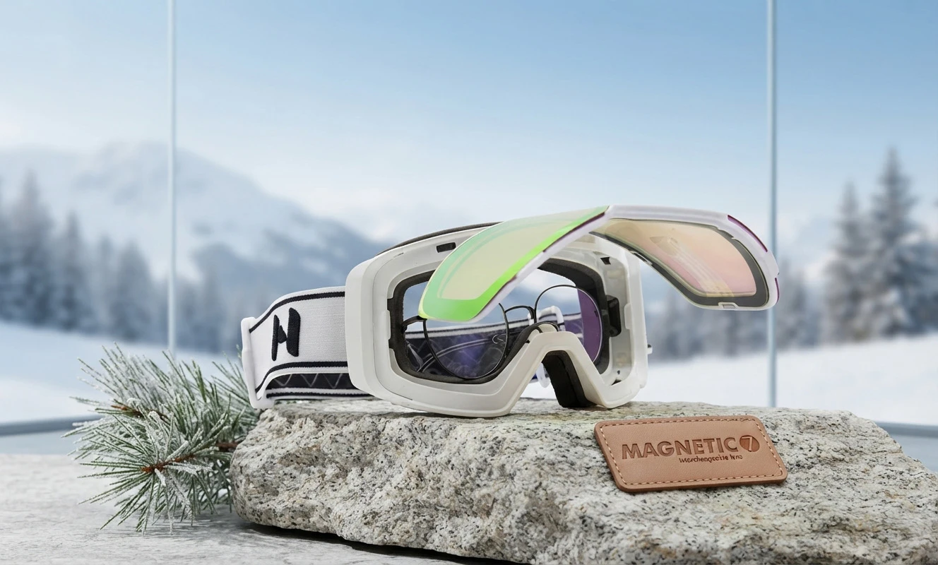 Silver Mirror Ski Goggles Silver Mirror Ski Goggles